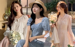 4 kiểu váy "nàng thơ" đang được phụ nữ Hàn yêu thích