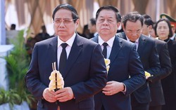 Thủ tướng Phạm Minh Chính dự Lễ truy điệu đồng chí Khamtay Siphandone