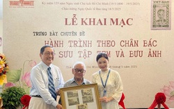 TPHCM: Trưng bày chuyên đề tem và bưu ảnh về Chủ tịch Hồ Chí Minh