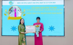 Hội LHPN tỉnh Nam Định khen thưởng cô giáo dũng cảm cứu người đuối nước