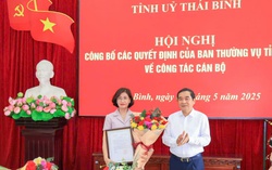 Tỉnh ủy Thái Bình công bố quyết định công tác cán bộ tại Hội LHPN tỉnh