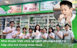 Nhà thuốc Việt chia sẻ cách phòng bệnh hô hấp cho trẻ trong mùa mưa