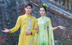 Áo dài khắc họa "12 mùa hoa Hà Nội"