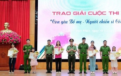 Vĩnh Phúc: Trao giải cuộc thi viết - vẽ "Con yêu bố mẹ - Người chiến sĩ Công an nhân dân" 