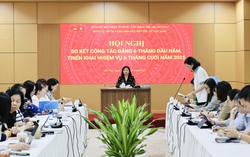 Đảng ủy TƯ Hội LHPN Việt Nam sơ kết công tác Đảng 6 tháng đầu năm 2025