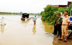 Mưa lớn, lũ đang lên: Đề nghị Hà Nội và các tỉnh ven sông khẩn trương hộ đê