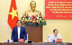 Tổ công tác Bộ Chính trị làm việc với Ban Thường vụ Đảng ủy Quốc hội, Chính phủ