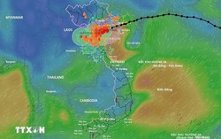 Bão số 3 đang ở trên đất liền ven biển giữa Hưng Yên và Ninh Bình, khẩn trương di dời hàng chục nghìn người