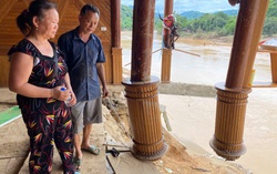 Vợ chồng bác sĩ vượt lũ cứu sản phụ trong đêm, trở về không thấy nhà đâu