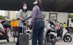 Đuổi cô gái đứng trên vỉa hè bến xe Mỹ Đình, người phụ nữ bán trà đá bị phạt 2,5 triệu đồng