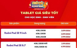 Redmi Pad 2, Galaxy Tab S9, iPad Gen 11 đang có giá siêu tốt dịp năm học mới