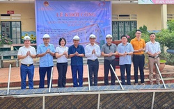 Khởi công xây dựng nhà ở bán trú cho học sinh vùng cao xã Dền Sáng 
