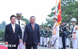 Lễ đón Tổng Bí thư Tô Lâm và Phu nhân thăm cấp nhà nước Đại Hàn Dân quốc