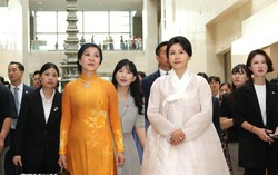 Phu nhân Tổng Bí thư Tô Lâm thăm Bảo tàng Quốc gia Hàn Quốc