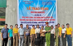 Phó trưởng Công an xã giúp các hộ nghèo có mái nhà để an cư