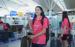 Đội tuyển bóng chuyền nữ Việt Nam lên đường sang Thái Lan tham dự giải vô địch thế giới