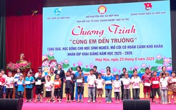 Bắc Ninh: Hơn 500 suất quà tặng trẻ em nghèo trước thềm năm học mới