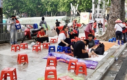 Cảnh báo mưa lớn trước ngày Tổng duyệt diễu binh, người dân không nên chờ đợi ngoài trời quá lâu