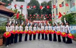 Hội LHPN phường Phú Lợi phát động "Ngày toàn dân đưa trẻ tới trường" và đồng diễn dân vũ