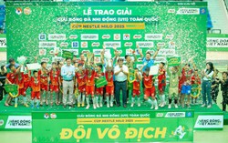 U11 Hưng Yên lần đầu vô địch Giải Bóng đá Nhi đồng Toàn quốc