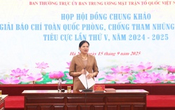91 tác phẩm vào Chung khảo Giải báo chí toàn quốc phòng, chống tham nhũng, lãng phí, tiêu cực lần thứ V