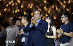 Thủ tướng Phạm Minh Chính dự đại nhạc hội "V Fest - Vietnam Today"