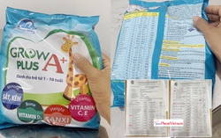 Vụ nghi vấn sữa kém chất lượng tại Phú Thọ: Công ty bất ngờ thay đổi thành phần dinh dưỡng