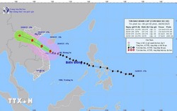 Dự báo 19 giờ ngày 28/9, bão trên vùng biển Nghệ An -Quảng Trị