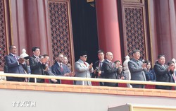 Chủ tịch nước Lương Cường dự Lễ duyệt binh kỷ niệm 80 năm chiến thắng phátxít