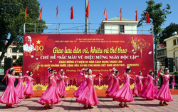 Bắc Ninh: Hơn 6.000 hội viên, phụ nữ đồng diễn dân vũ dịp Quốc khánh