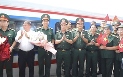 Tiễn 1.257 cán bộ, chiến sĩ hoàn thành nhiệm vụ diễu binh, diễu hành A80