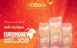 HDBank lập “hat-trick” giải thưởng Euromoney 2025, khẳng định vị thế quốc tế của ngân hàng Việt