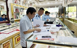 Ngày 9/9/2025 thanh tra việc chấp hành pháp luật của các doanh nghiệp kinh doanh vàng