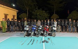 Che kín mặt, mang hung khí rượt đuổi giữa đường, 9 thanh thiếu niên bị khởi tố