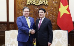 Chủ tịch nước Lương Cường tiếp Đại sứ Hoa Kỳ tại Việt Nam đến chào từ biệt
