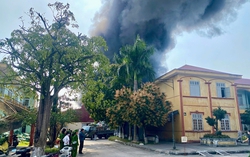 Cháy xưởng dạy nghề trong Trại giam Quảng Ninh, thiệt hại khoảng 750 triệu đồng