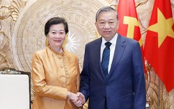 Tổng Bí thư Tô Lâm tiếp Đại sứ Campuchia Chea Kimtha đến chào từ biệt