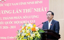 Phê chuẩn kết quả bầu Phó Chủ tịch UBND tỉnh Ninh Bình