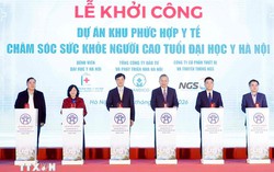 Tổng Bí thư dự Lễ khởi công dự án phức hợp y tế chăm sóc sức khỏe người cao tuổi