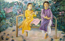 Lan tỏa bền vững giá trị áo dài Việt từ hội họa