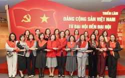 Đảng bộ TƯ Hội LHPN Việt Nam tham quan Triển lãm "Đảng Cộng sản Việt Nam - Từ Đại hội đến Đại hội"