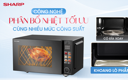 SHARP ra mắt lò vi sóng không đĩa xoay mới: mở không gian, nấu dễ dàng