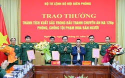 Bộ Tư lệnh Bộ đội Biên phòng khen thưởng chuyên án phòng, chống tội phạm mua bán người