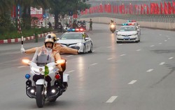 CSGT hoàn thành xuất sắc nhiệm vụ, bảo đảm tuyệt đối an toàn giao thông phục vụ Đại hội XIV của Đảng