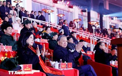 Tổng Bí thư Tô Lâm và lãnh đạo Đảng, Nhà nước dự Chương trình nghệ thuật đặc biệt "Dưới lá cờ vẻ vang của Đảng"