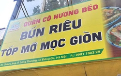 Bún riêu cô Hương béo, trà sữa La Boong, phở Hào, Cơm đốt thố Lão Đại I vi phạm an toàn thực phẩm