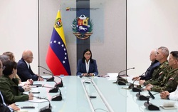 Chân dung nữ Tổng thống lâm thời Venezuela