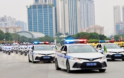 Bảo đảm trật tự giao thông phục vụ sơ duyệt, diễn tập bảo vệ Đại hội Đảng XIV