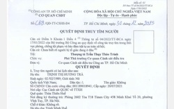 Công an TPHCM truy tìm người liên quan để xác minh nguồn tin về tội phạm