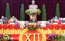 Đồng chí Thongloun Sisoulith tái đắc cử Tổng Bí thư Đảng Nhân dân Cách mạng Lào